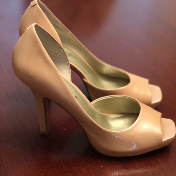 Jessica Simpson Shoes - Jessica Simpson Nude Heels